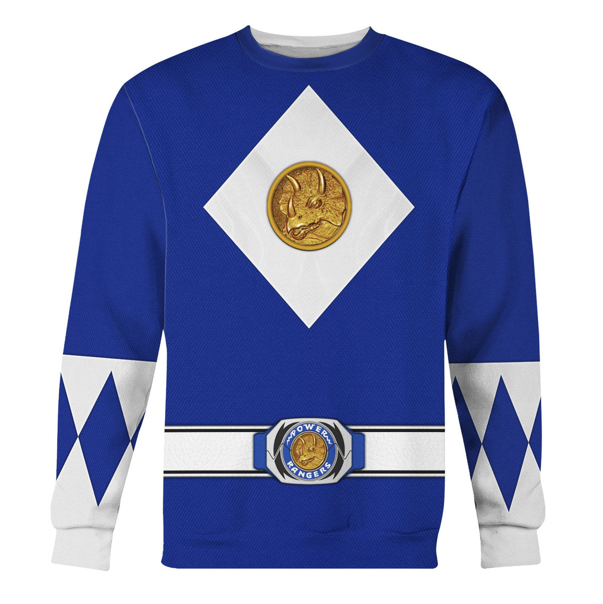 Blue Ranger Mighty Morphin The Movie (1995) Hoodies Sweatshirt T-shirt Hawaiian - Stormmerch Exclusive