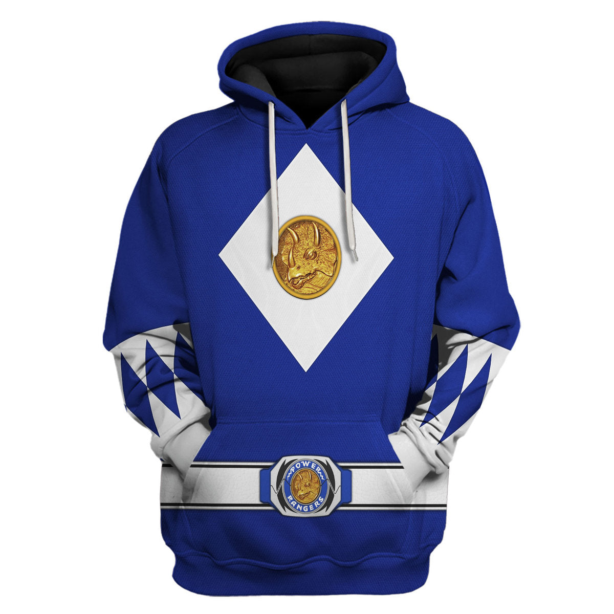 Blue Ranger Mighty Morphin The Movie (1995) Hoodies Sweatshirt T-shirt Hawaiian - Stormmerch Exclusive