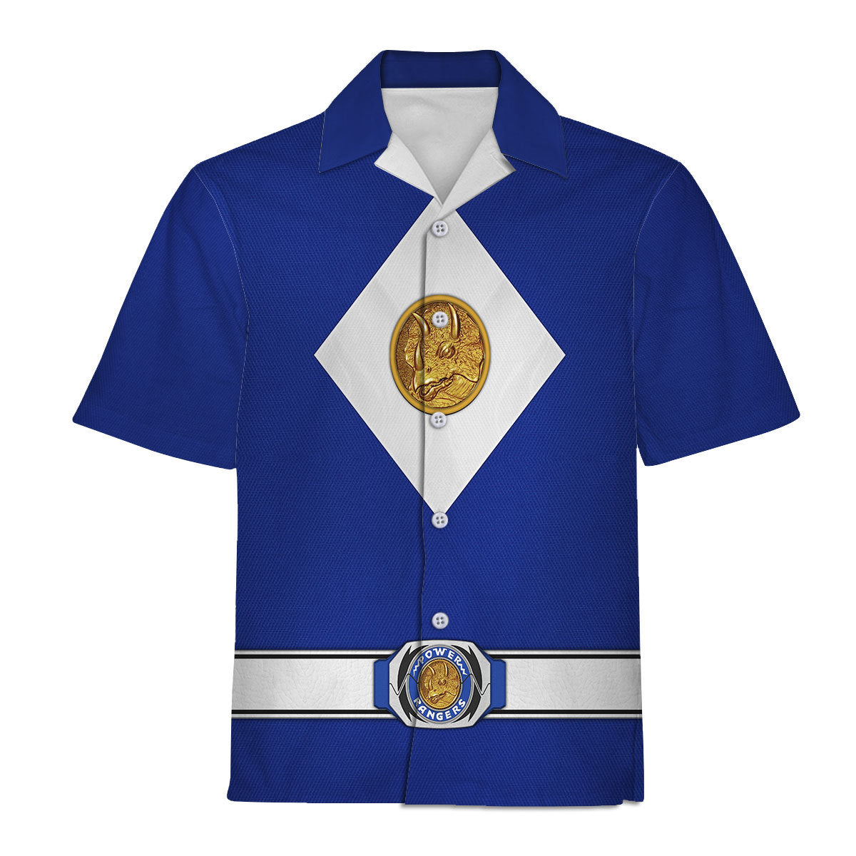 Blue Ranger Mighty Morphin The Movie (1995) Hoodies Sweatshirt T-shirt Hawaiian - Stormmerch Exclusive