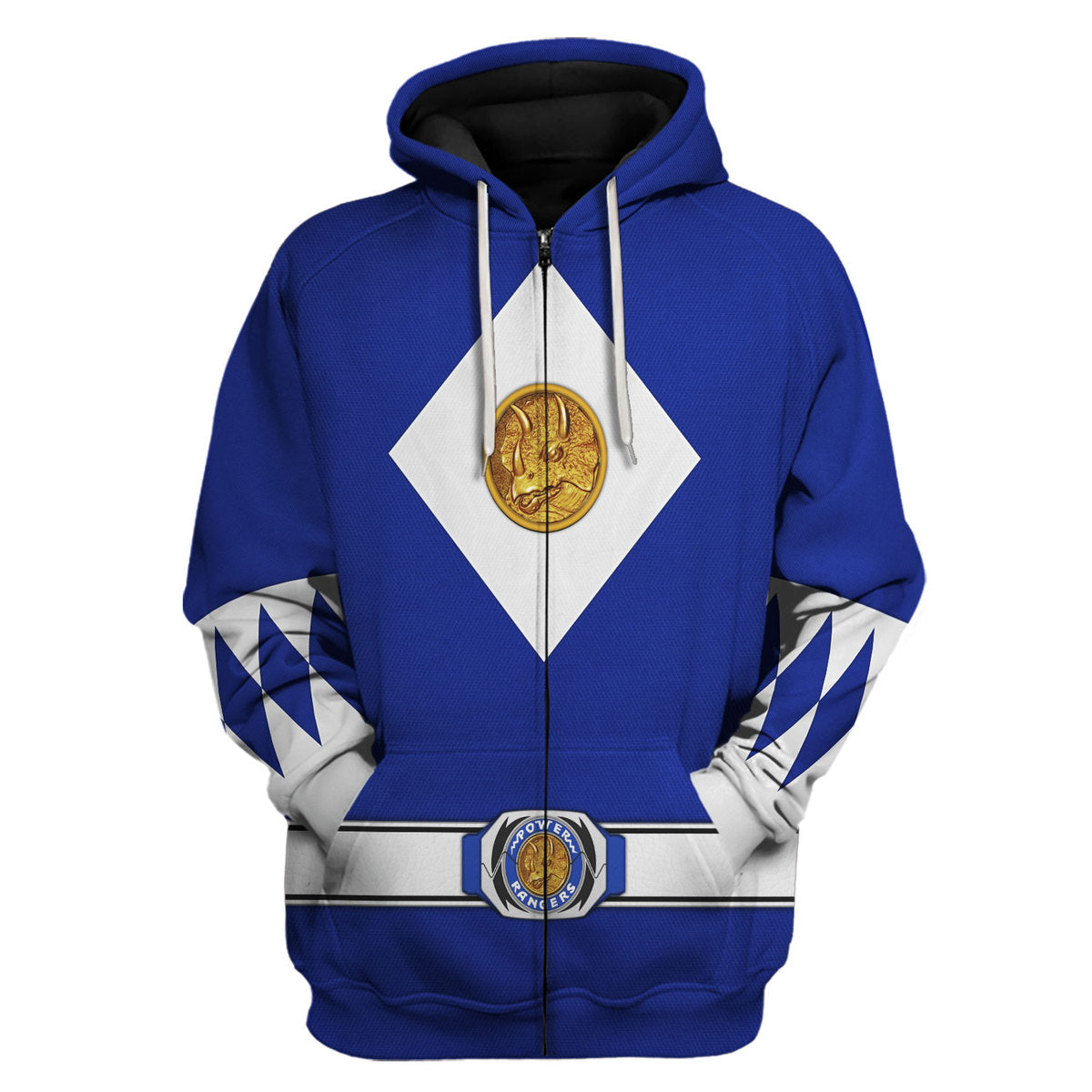 Blue Ranger Mighty Morphin The Movie (1995) Hoodies Sweatshirt T-shirt Hawaiian - Stormmerch Exclusive