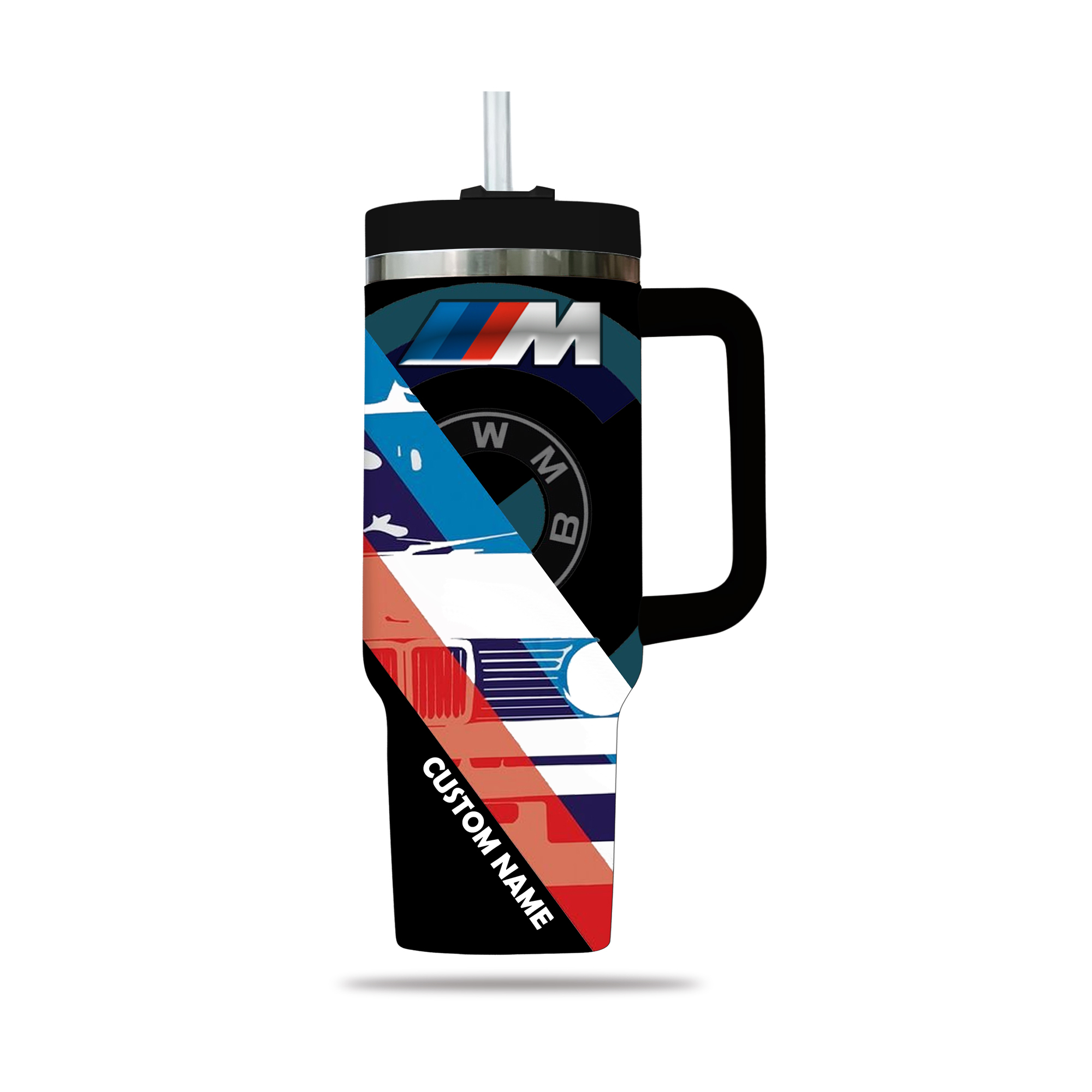 BMW Car Custom Stanley Cup 40 oz 30 oz Tumbler With Handle