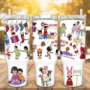 Bob's Burgers Movies Custom Stanley Cup 40 oz 30 oz Tumbler With Handle