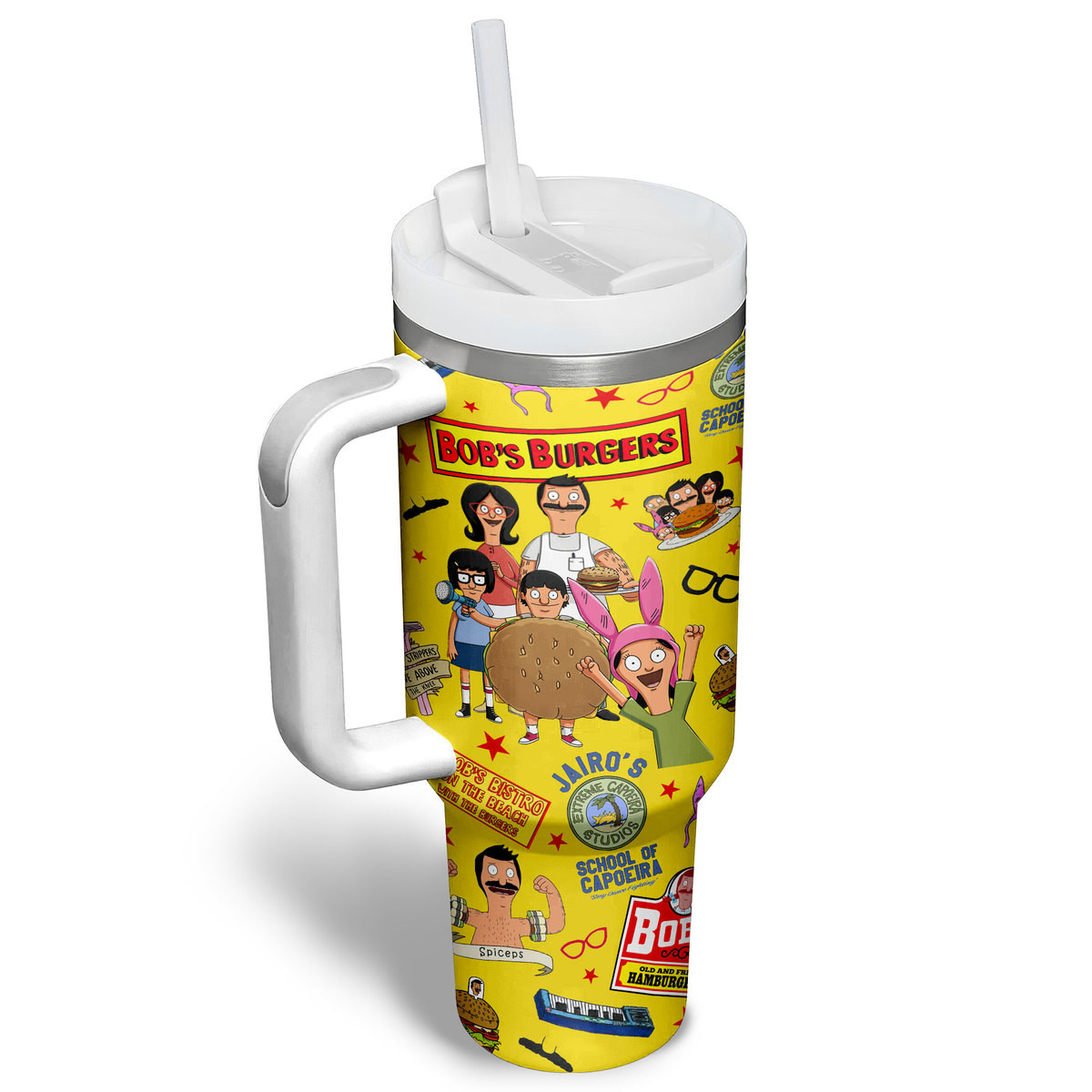 Bob's Burgers Movies Custom Stanley Cup 40 oz 30 oz Tumbler With Handle