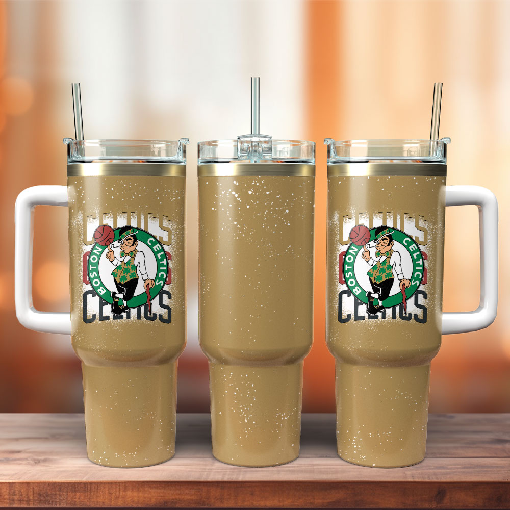 Boston Celtics NBA Sport Custom Stanley Cup 40 oz 30 oz Tumbler With Handle