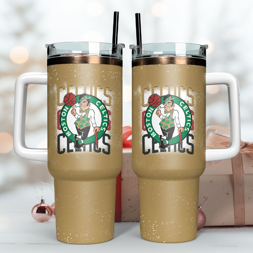 Boston Celtics NBA Sport Custom Stanley Cup 40 oz 30 oz Tumbler With Handle
