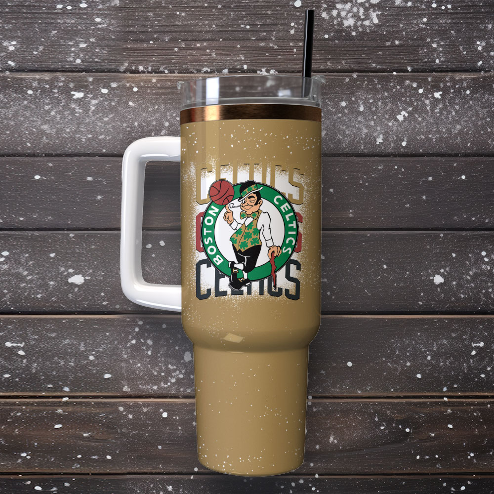 Boston Celtics NBA Sport Custom Stanley Cup 40 oz 30 oz Tumbler With Handle