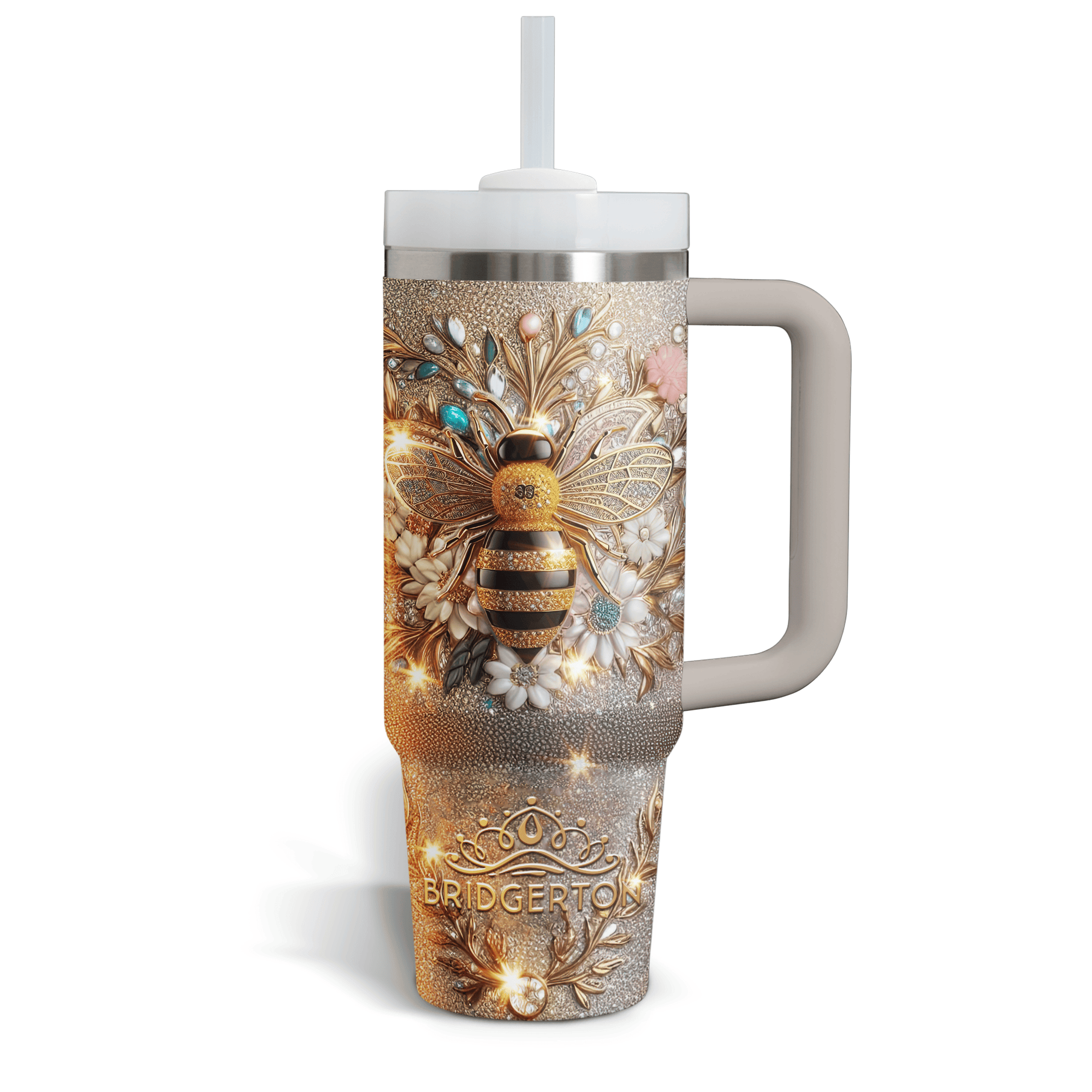 Bridgerton TV Series Custom Stanley Cup 40 oz 30 oz Tumbler With Handle