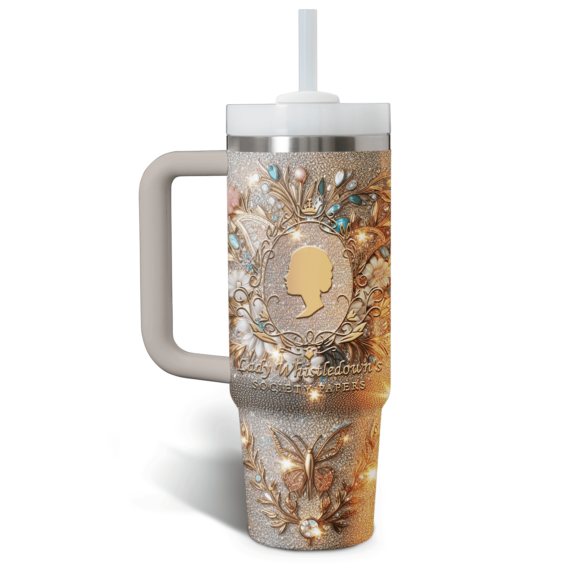 Bridgerton TV Series Custom Stanley Cup 40 oz 30 oz Tumbler With Handle