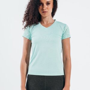 Brook Green Grace Gym Sport Workout Short Sleeve T-Shirt
