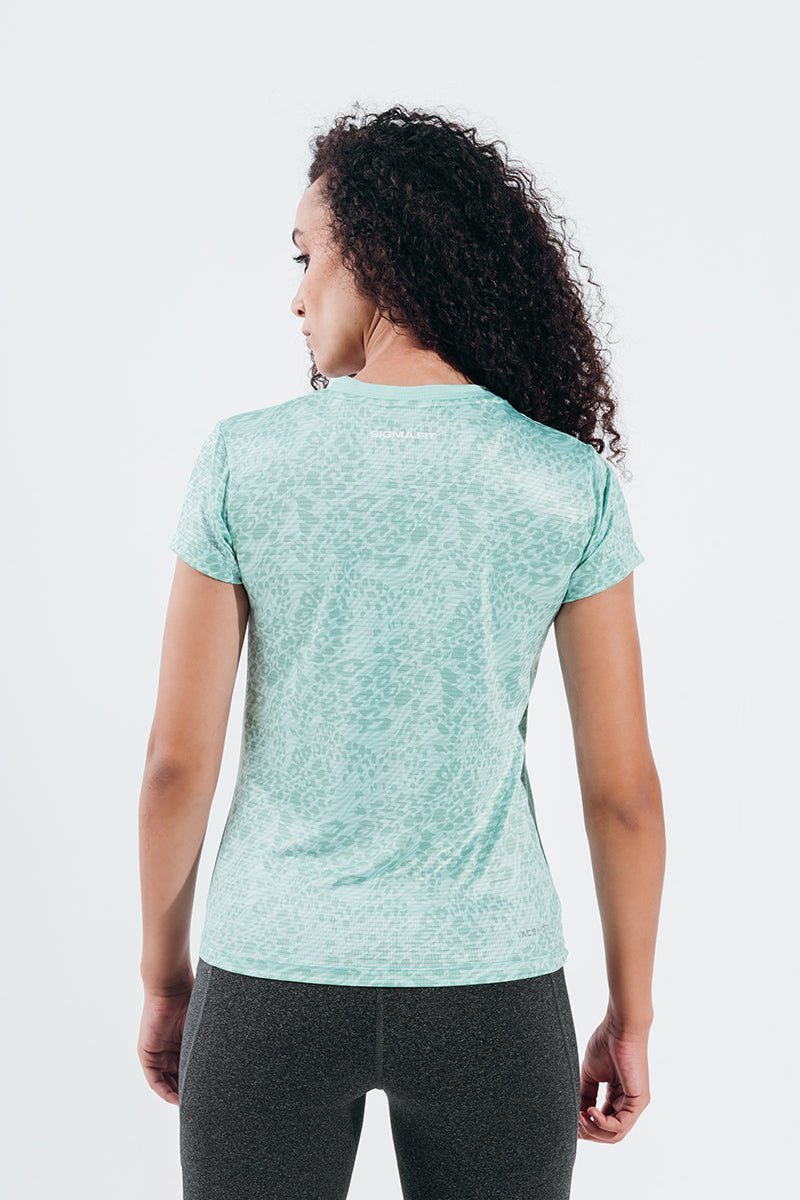 Brook Green Grace Gym Sport Workout Short Sleeve T-Shirt
