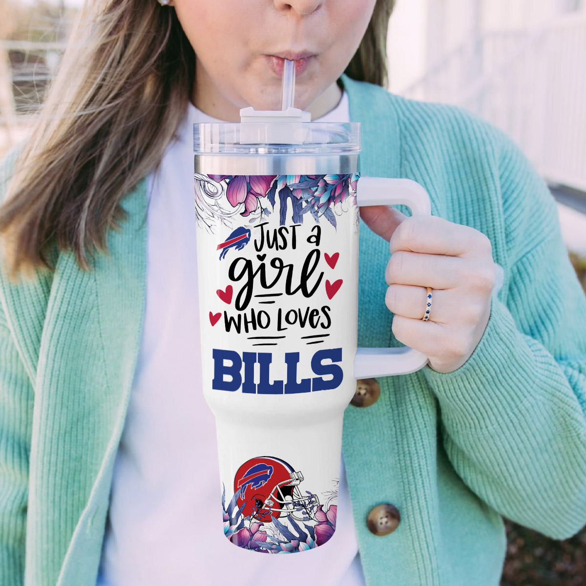 Buffalo Bills NFL Custom Stanley Cup 40 oz 30 oz Tumbler With Handle