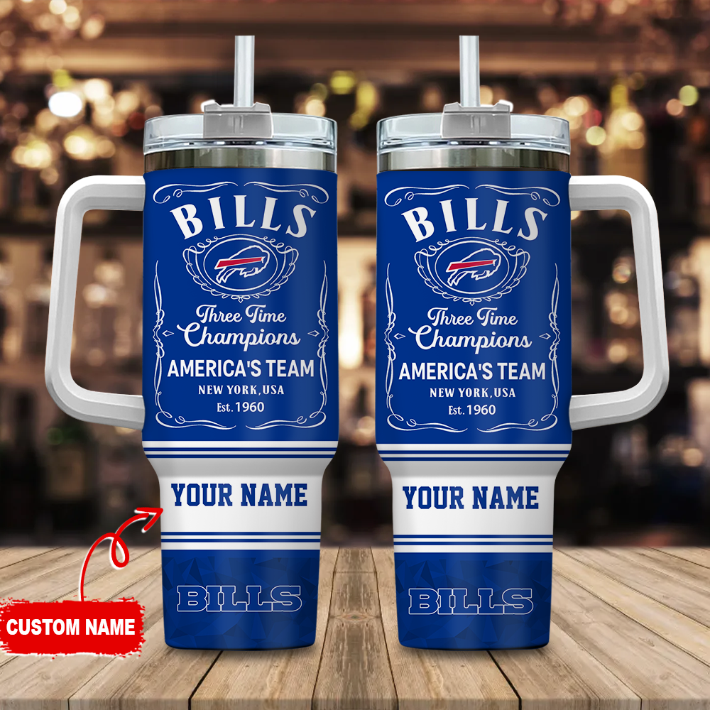 Buffalo Bills NFL Custom Stanley Cup 40 oz 30 oz Tumbler With Handle
