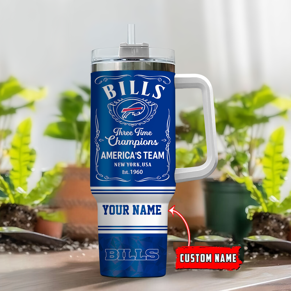 Buffalo Bills NFL Custom Stanley Cup 40 oz 30 oz Tumbler With Handle