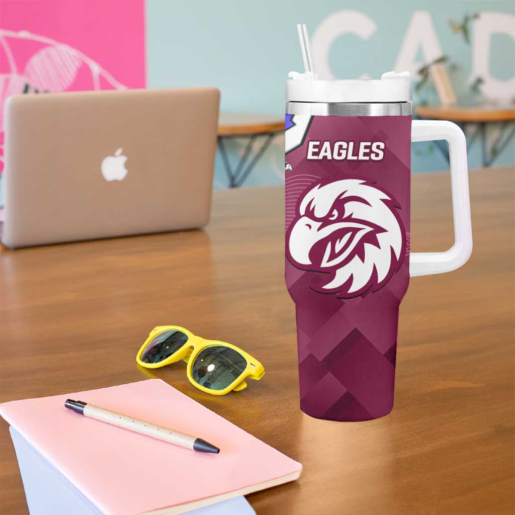 Bulldogs And Eagles Rugby Dynamic Style Custom Stanley Cup 40 oz 30 oz Tumbler With Handle