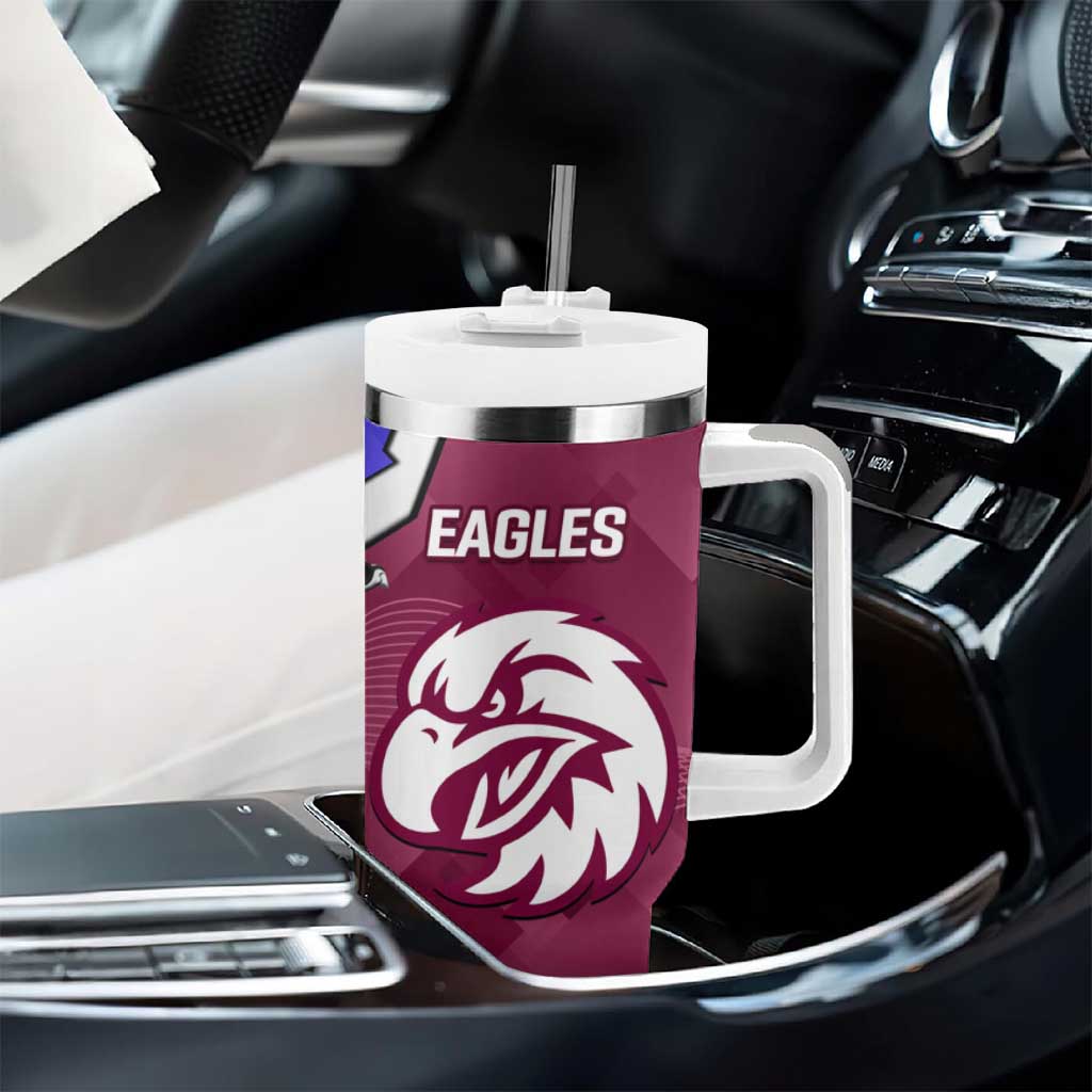 Bulldogs And Eagles Rugby Dynamic Style Custom Stanley Cup 40 oz 30 oz Tumbler With Handle