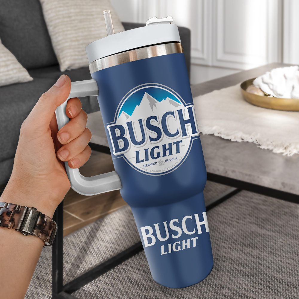 Busch Light Drinks Custom Stanley Cup 40 oz 30 oz Tumbler With Handle