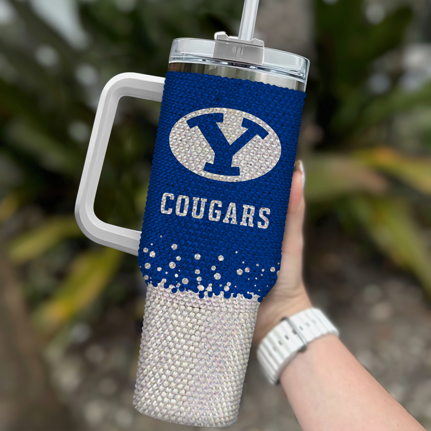 BYU Cougars NCAA Custom Stanley Cup 40 oz 30 oz Tumbler With Handle
