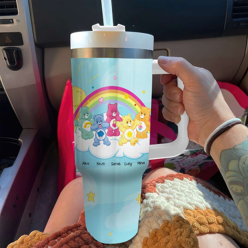 Care Bears Mom Cartoon Custom Stanley Cup 40 oz 30 oz Tumbler With Handle