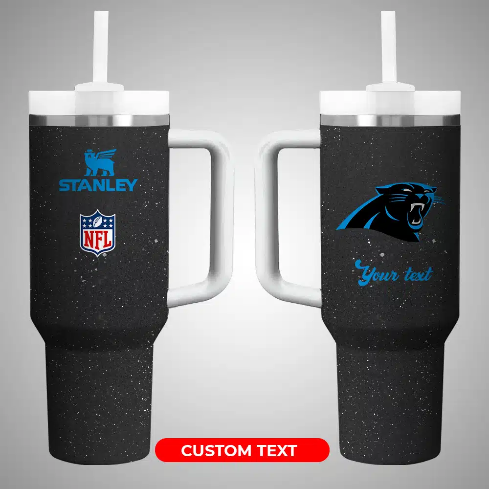 Carolina Panthers NFL Custom Stanley Cup 40 oz 30 oz Tumbler With Handle
