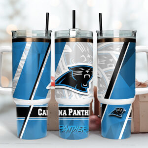 Carolina Panthers NFL Custom Stanley Cup 40 oz 30 oz Tumbler With Handle