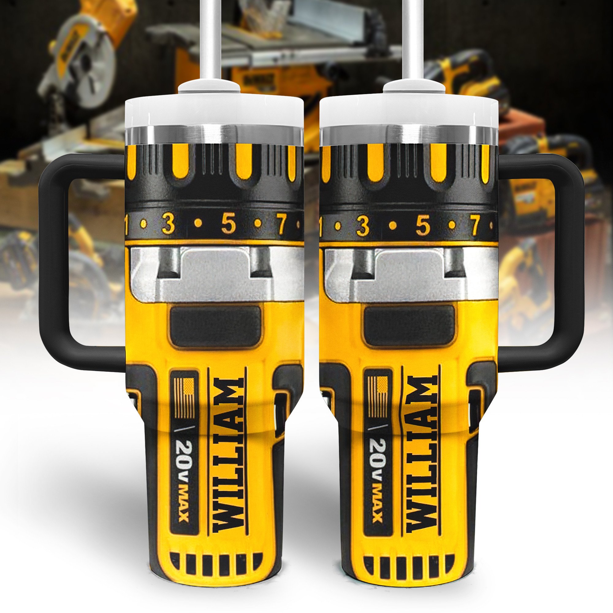 Cat Filter Real Wrench Custom Stanley Cup 40 oz 30 oz Tumbler With Handle