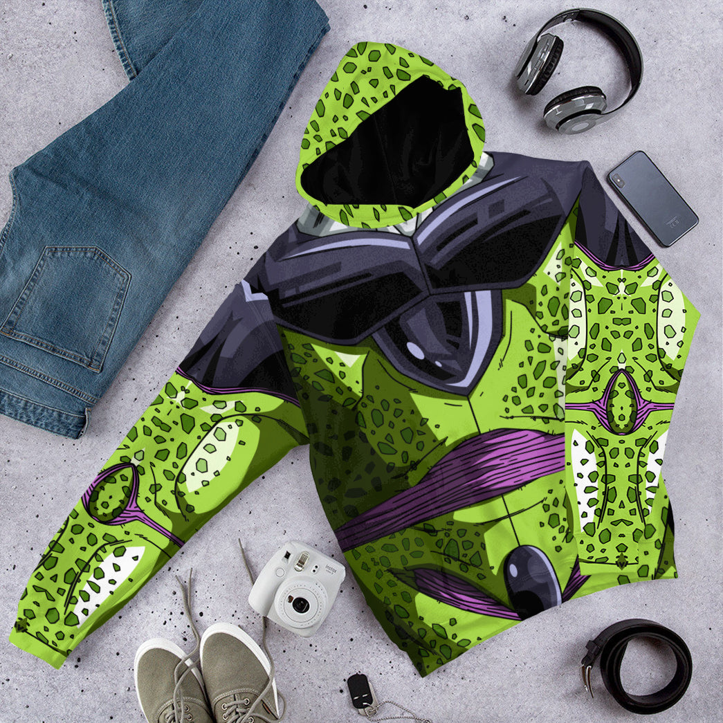 Cell Dragon Ball Costume Hoodie Sweatshirt T-Shirt Sweatpants Tracksuit - Stormmerch Exclusive