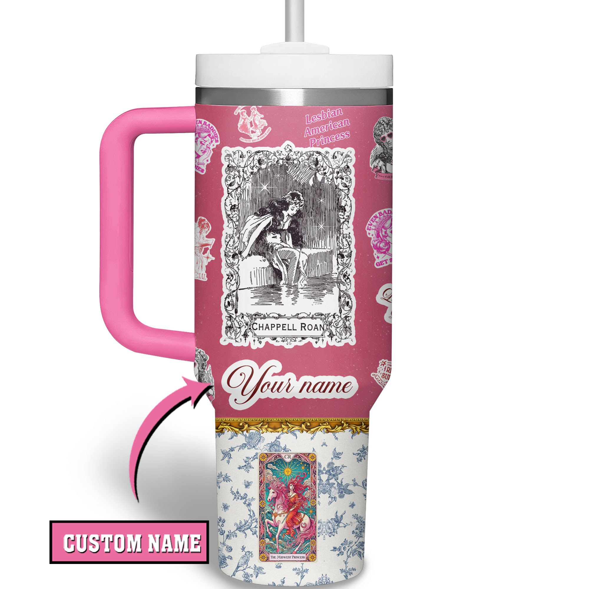 Chappell Roan Music Custom Stanley Cup 40 oz 30 oz Tumbler With Handle