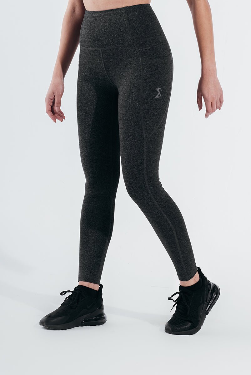 Charcoal Crucial Basic Gym Sport Workout Leggings