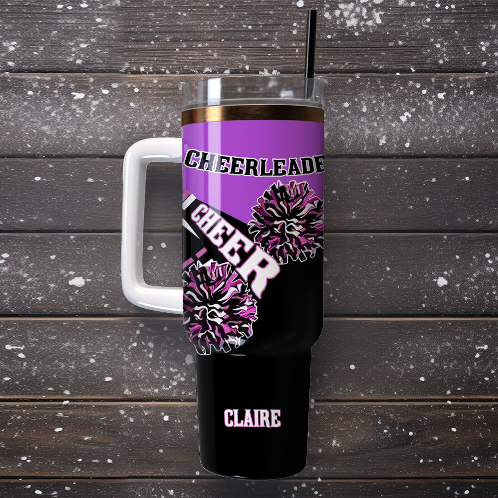 Cheerleader Sport Custom Stanley Cup 40 oz 30 oz Tumbler With Handle