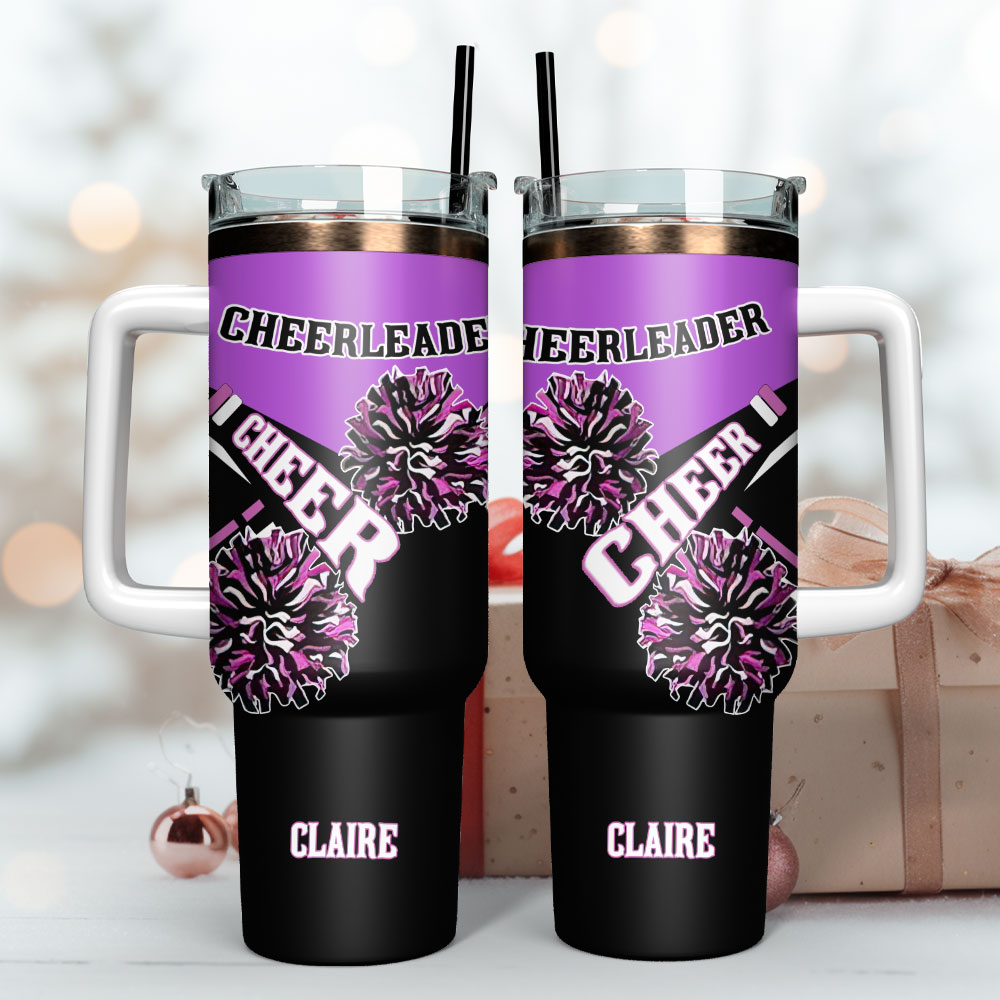 Cheerleader Sport Custom Stanley Cup 40 oz 30 oz Tumbler With Handle
