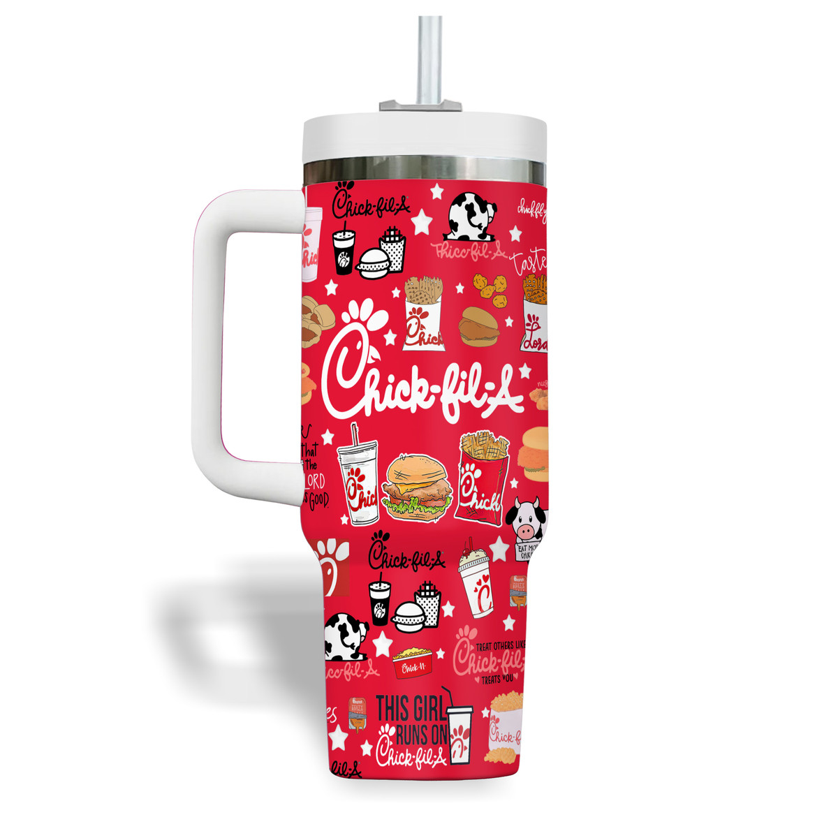Chick-fil-A Food Custom Stanley Cup 40 oz 30 oz Tumbler With Handle