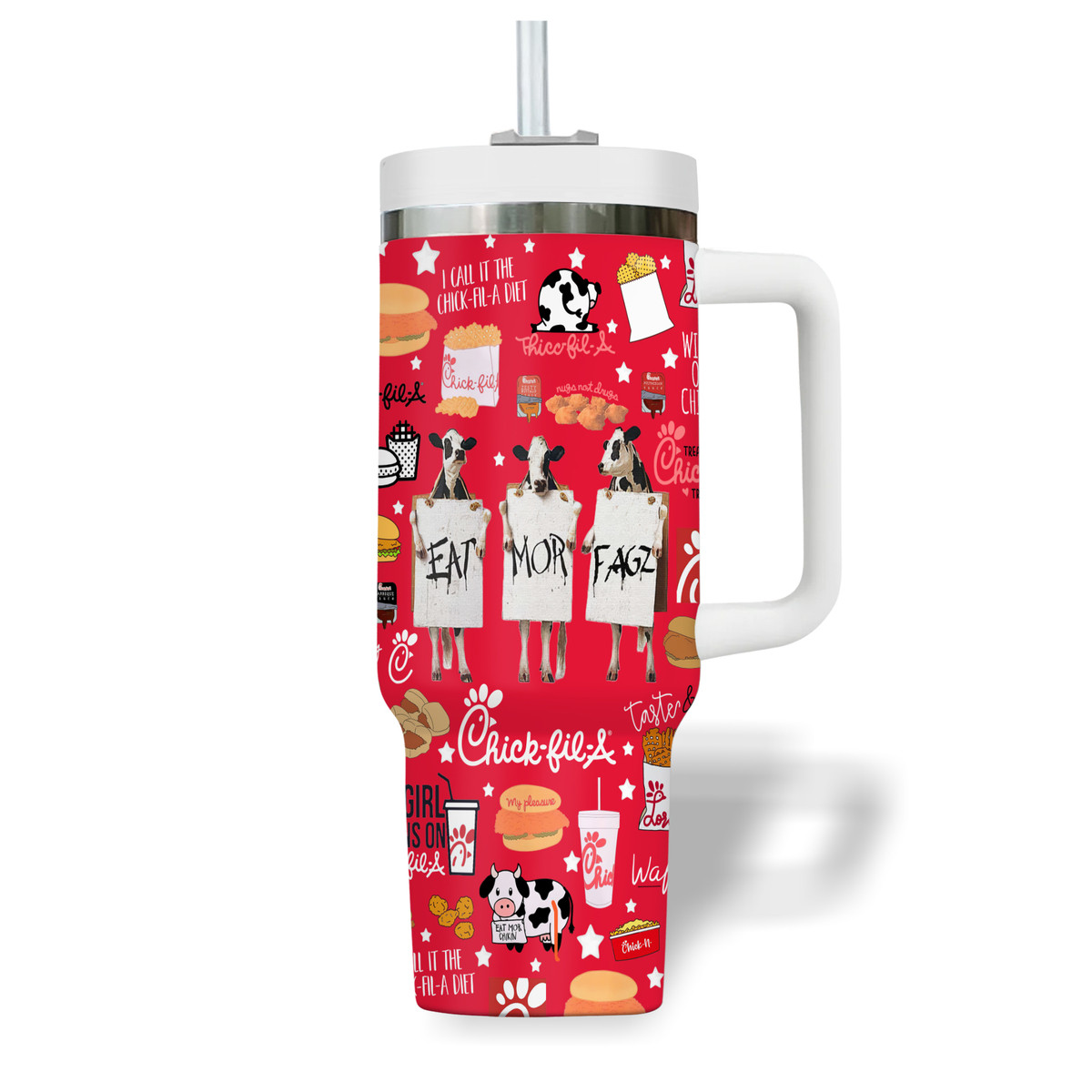 Chick-fil-A Food Custom Stanley Cup 40 oz 30 oz Tumbler With Handle
