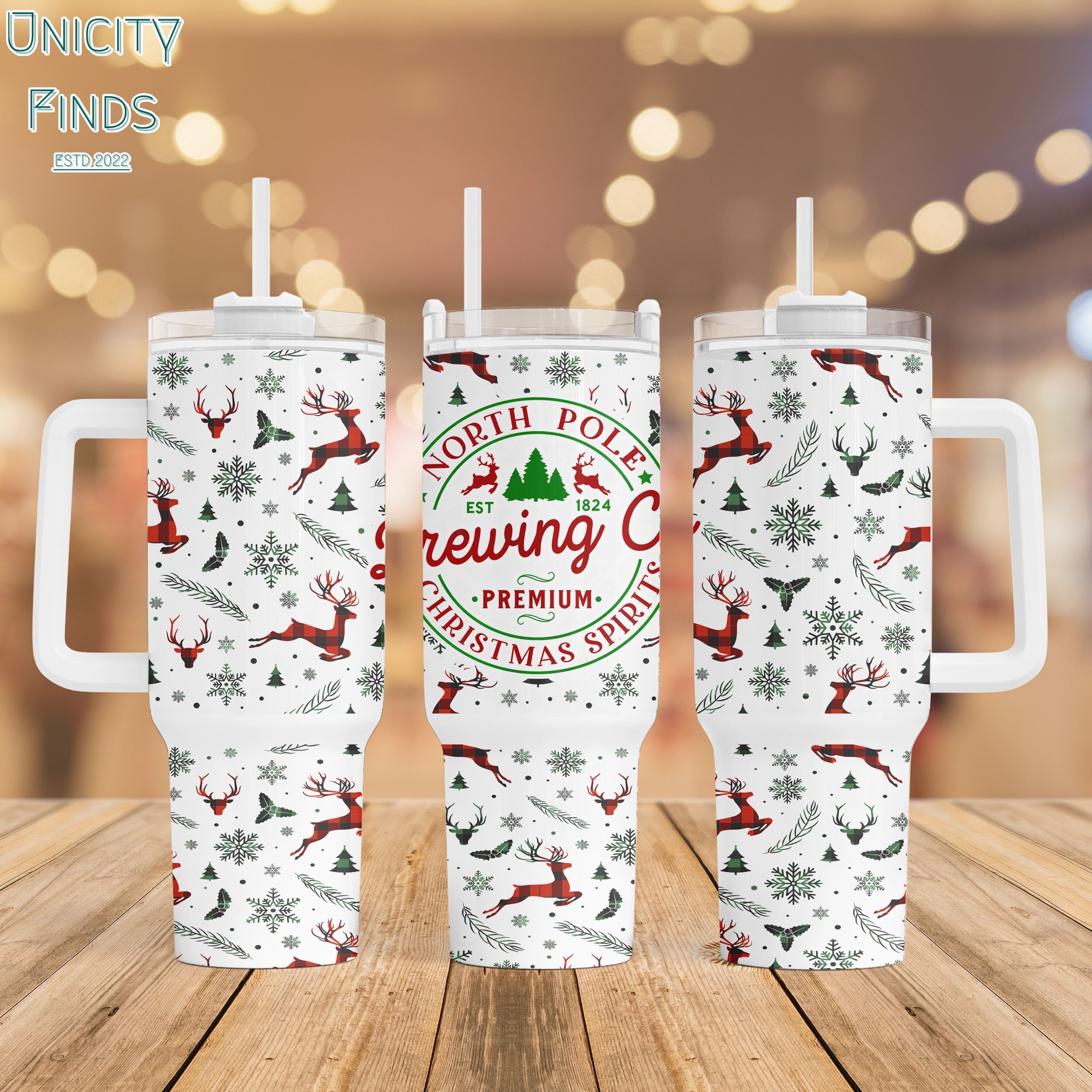 Christmas Custom Stanley Cup 40 oz 30 oz Tumbler With Handle