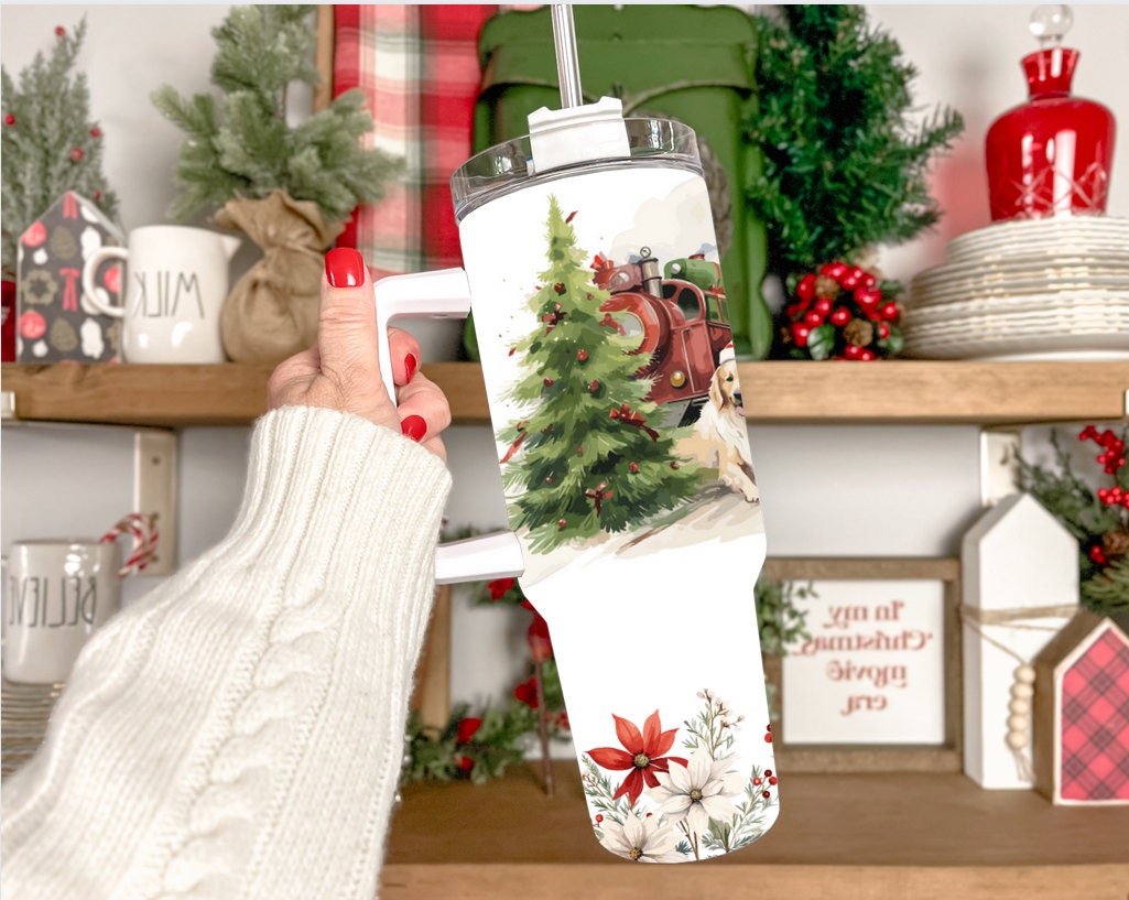 Christmas Snowman Custom Stanley Cup 40 oz 30 oz Tumbler With Handle