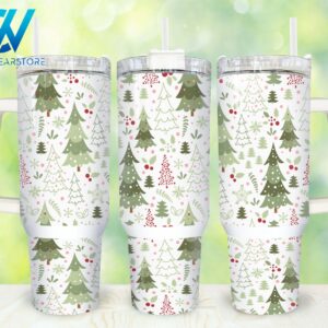 Christmas Trees Custom Stanley Cup 40 oz 30 oz Tumbler With Handle