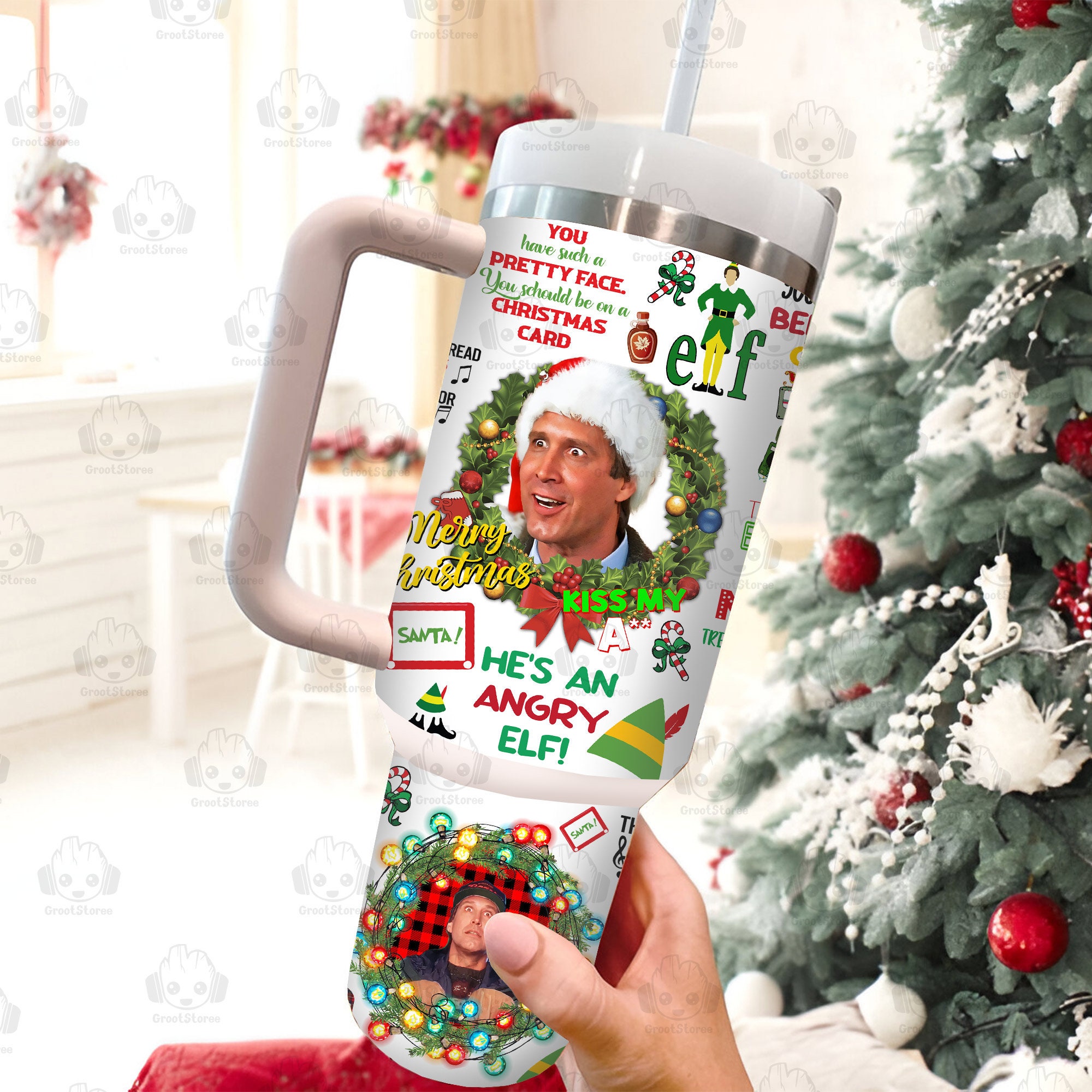 Christmas Vacation Movies Custom Stanley Cup 40 oz 30 oz Tumbler With Handle