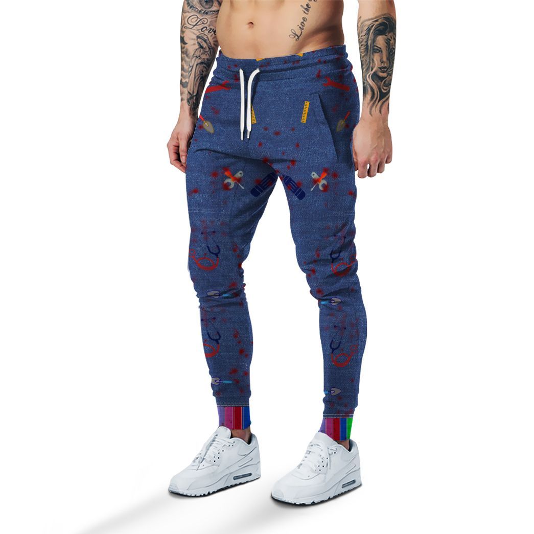Chucky Childs Play Costume Hoodie Sweatshirt T-Shirt Sweatpants Tracksuit - Stormmerch Exclusive