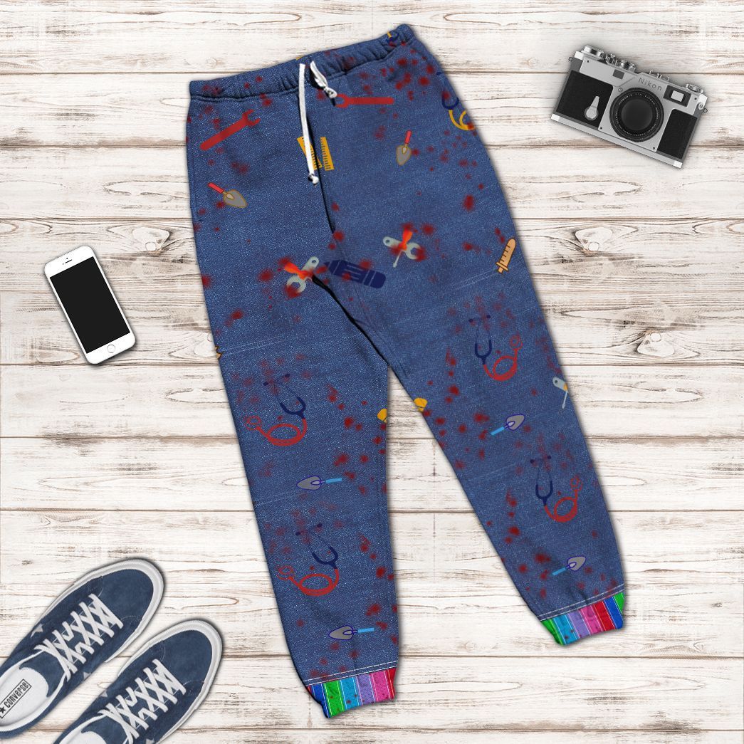 Chucky Childs Play Costume Hoodie Sweatshirt T-Shirt Sweatpants Tracksuit - Stormmerch Exclusive
