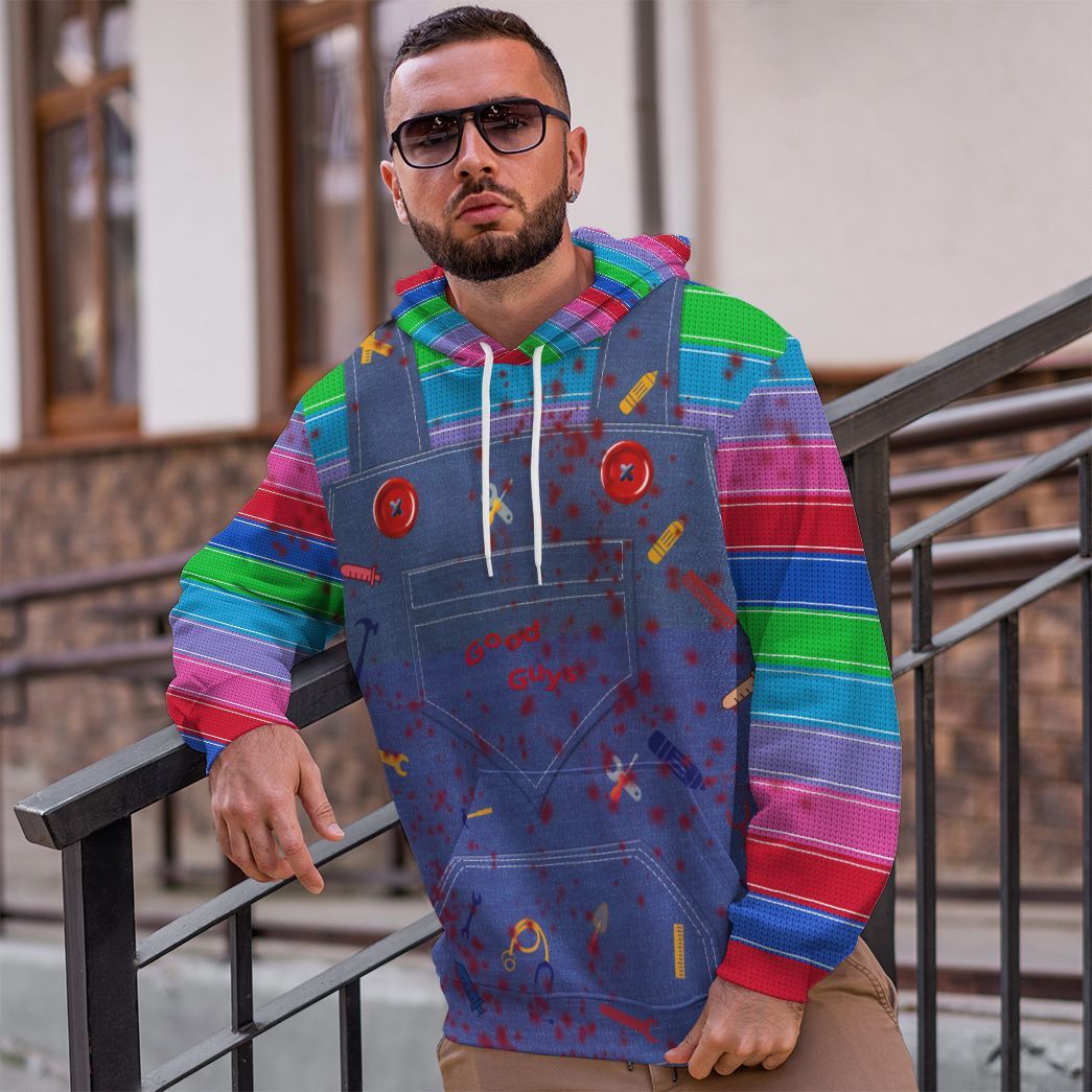 Chucky Childs Play Costume Hoodie Sweatshirt T-Shirt Sweatpants Tracksuit - Stormmerch Exclusive