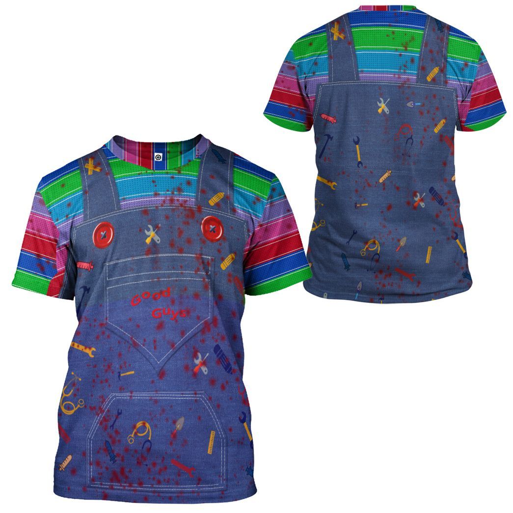 Chucky Childs Play Costume Hoodie Sweatshirt T-Shirt Sweatpants Tracksuit - Stormmerch Exclusive
