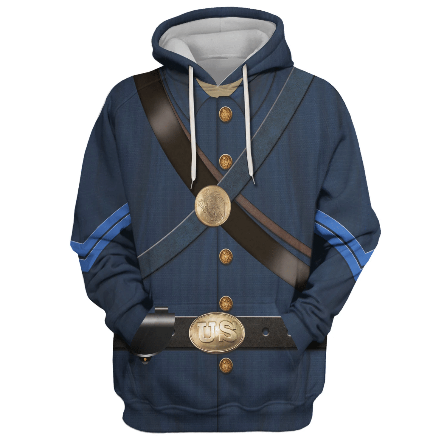 Civil Wars of Blue Union Infantryman Costume Hoodie Sweatshirt T-Shirt Sweatpants Tracksuit - Stormmerch Exclusive