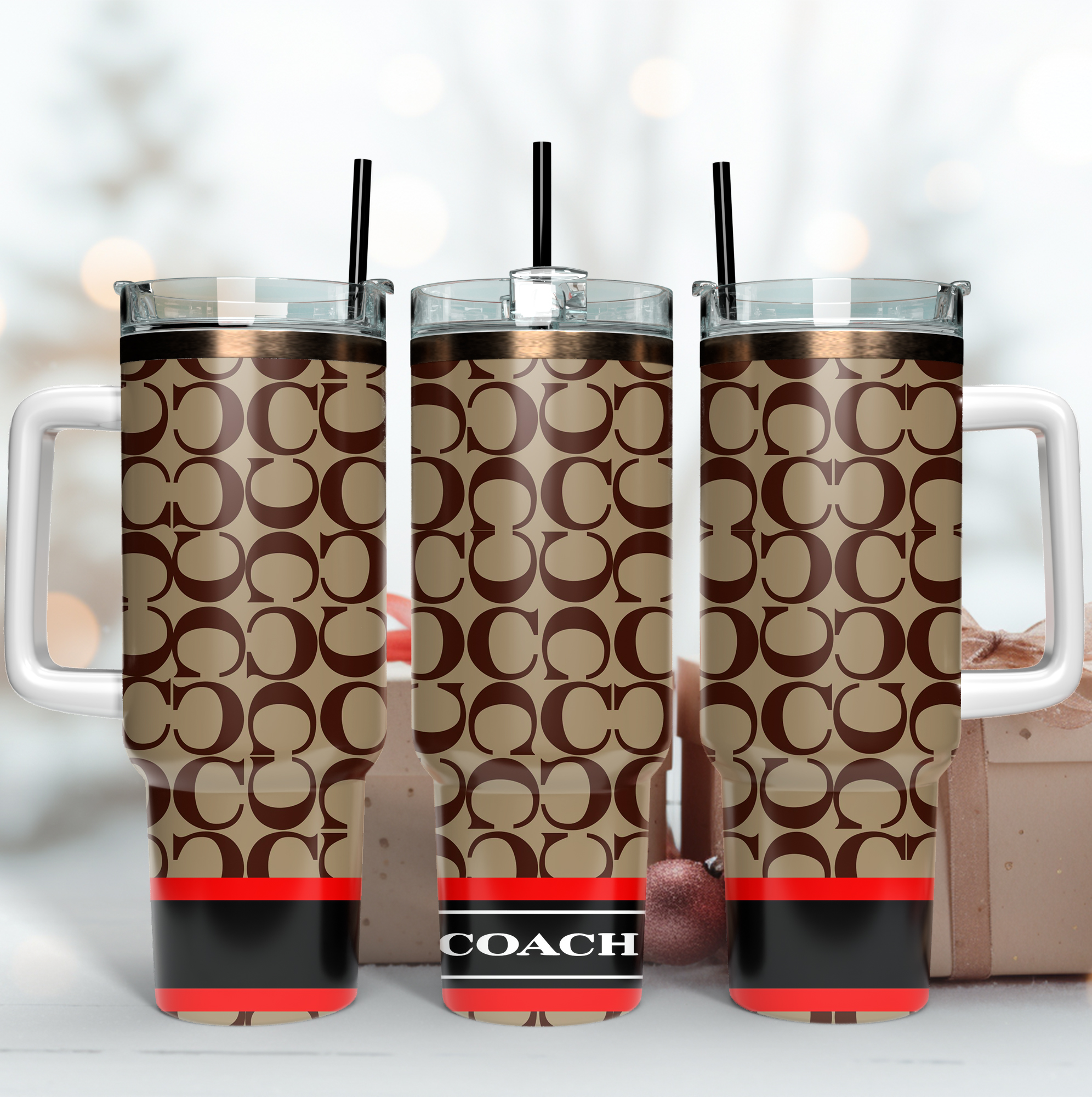 Coach Logo Custom Stanley Cup 40 oz 30 oz Tumbler With Handle