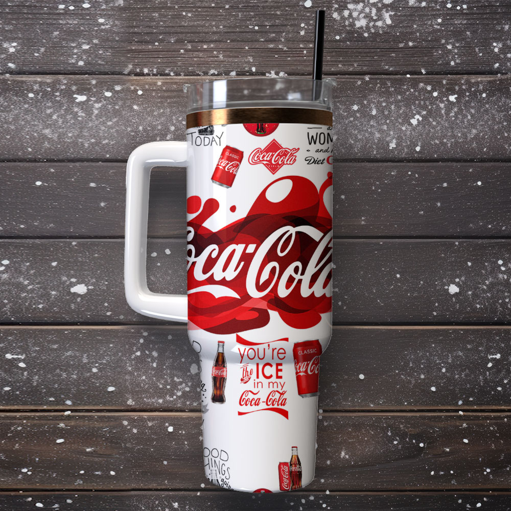 Cocacola Drink Custom Stanley Cup 40 oz 30 oz Tumbler With Handle