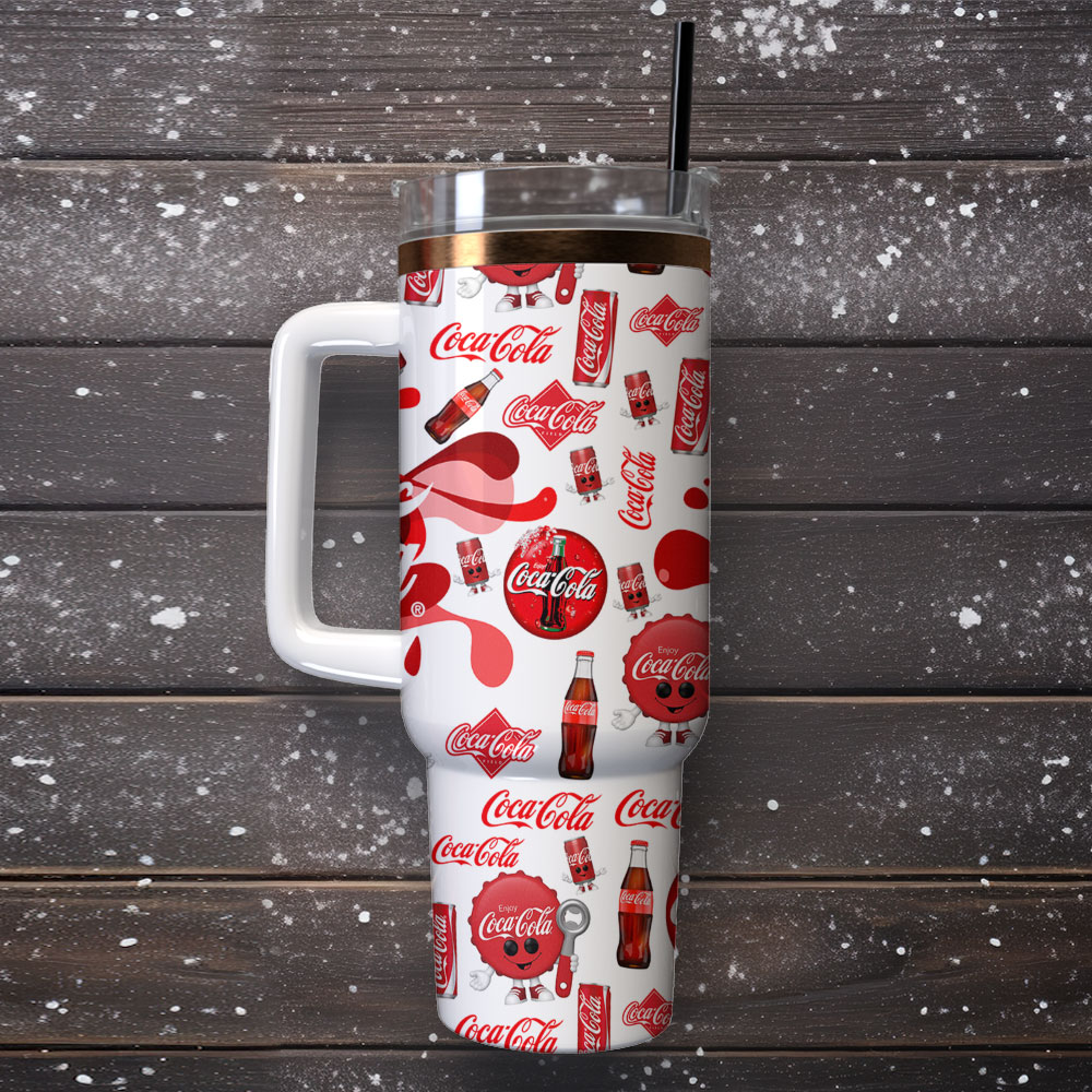 Cocacola Drink Custom Stanley Cup 40 oz 30 oz Tumbler With Handle