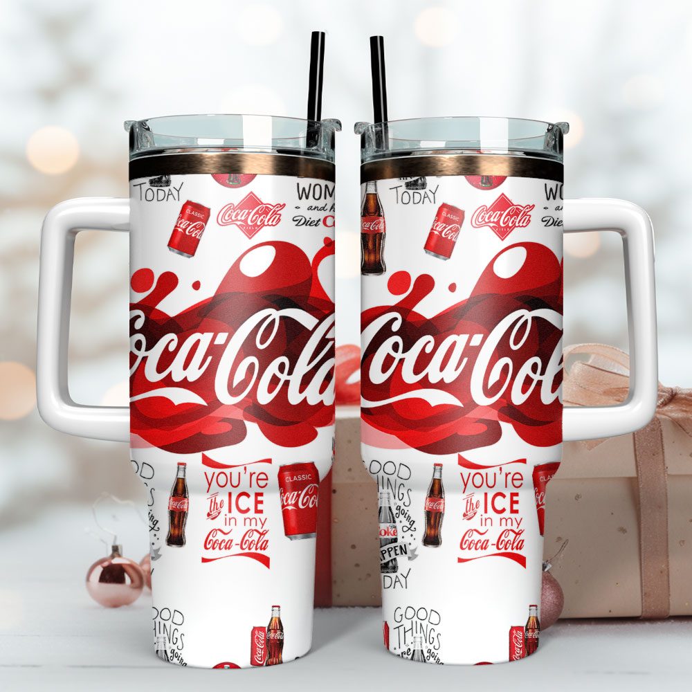 Cocacola Drink Custom Stanley Cup 40 oz 30 oz Tumbler With Handle