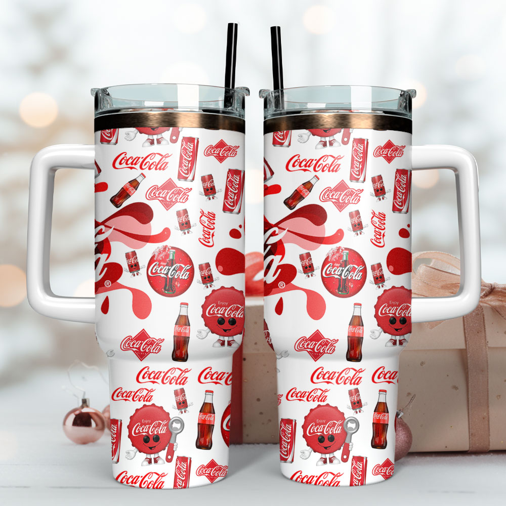 Cocacola Drink Custom Stanley Cup 40 oz 30 oz Tumbler With Handle