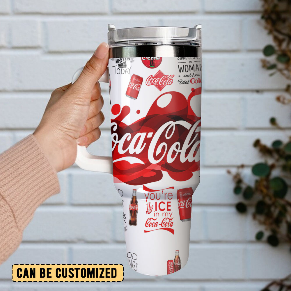 Cocacola Drink Custom Stanley Cup 40 oz 30 oz Tumbler With Handle
