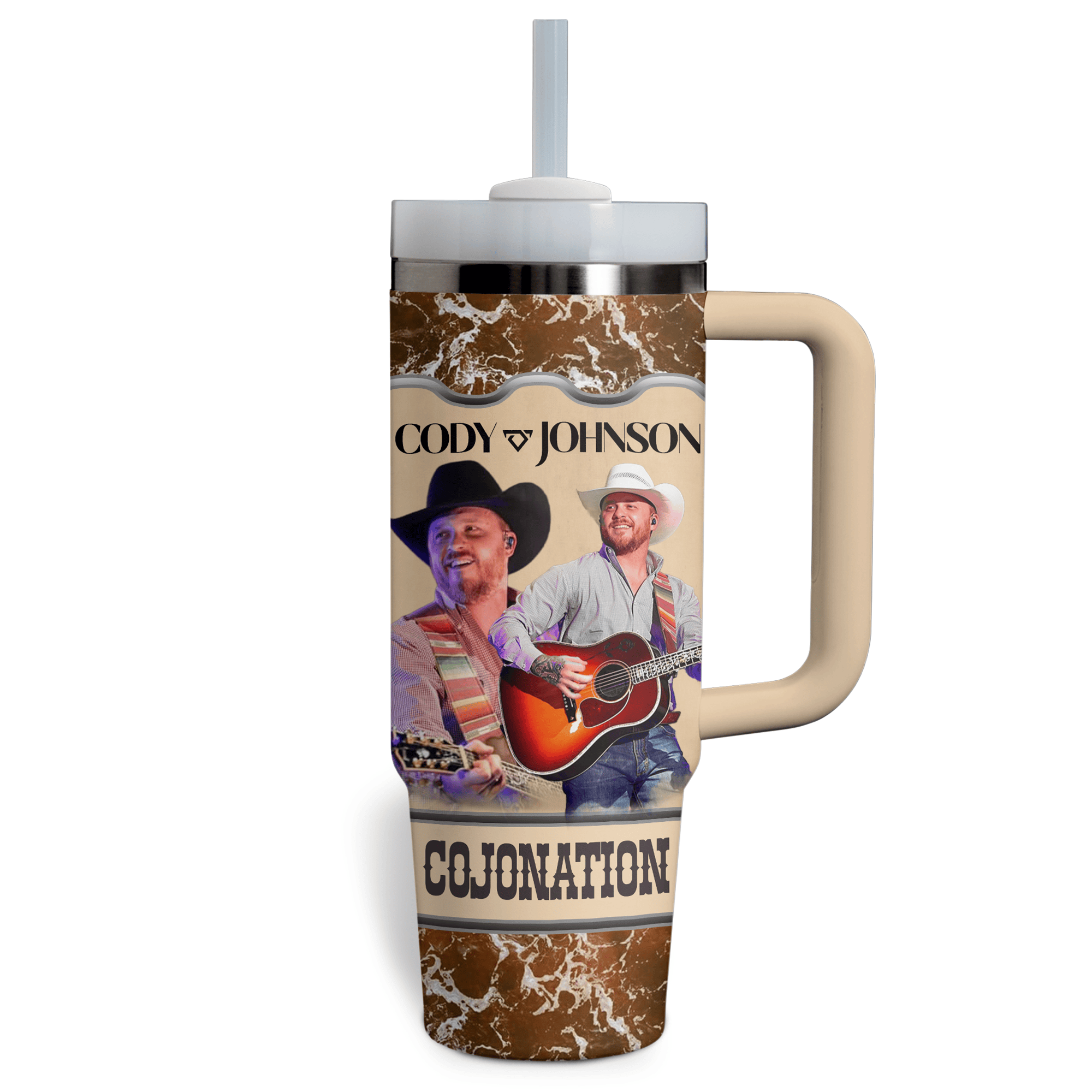 Cody Johnson Music Custom Stanley Cup 40 oz 30 oz Tumbler With Handle