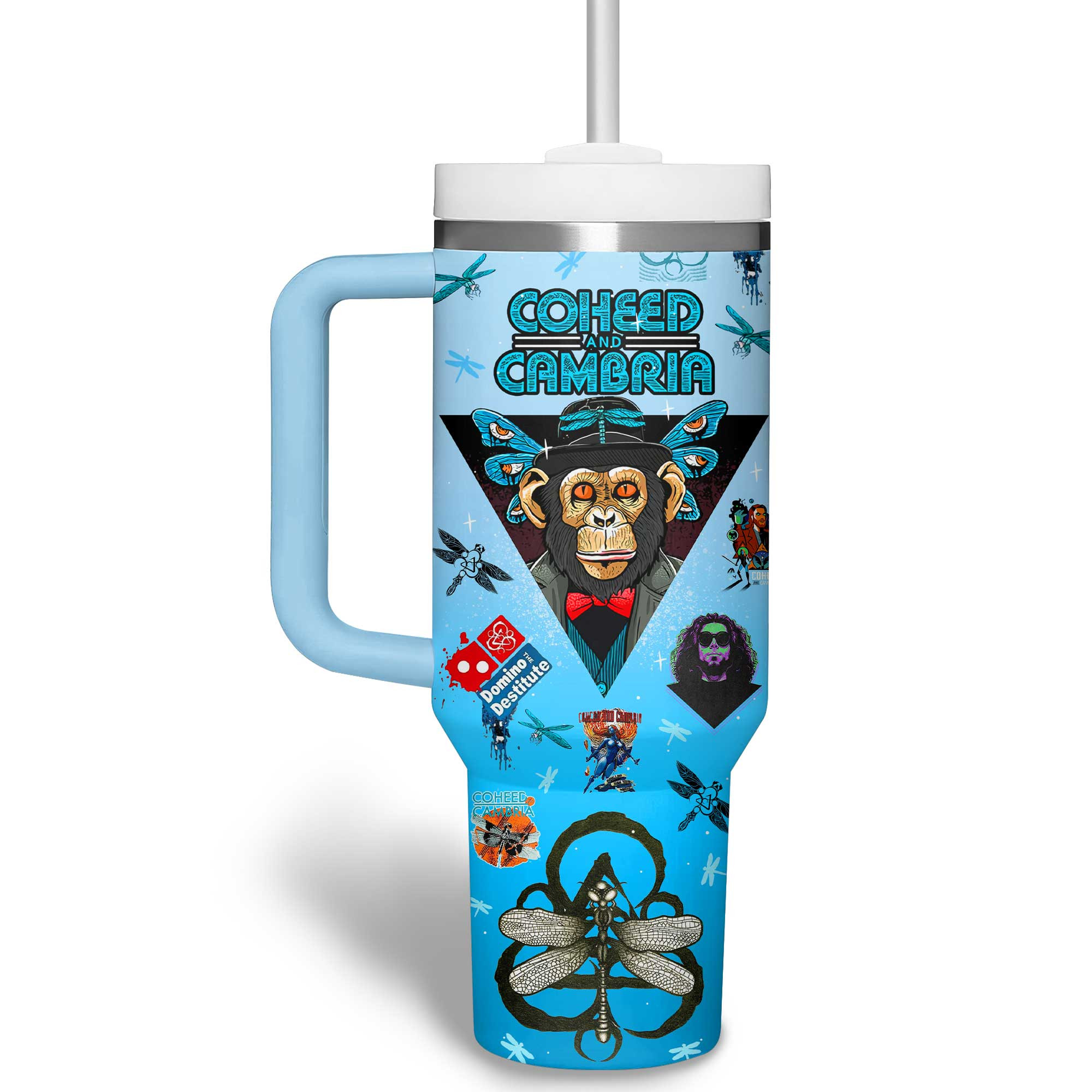 Coheed and Cambria Music Custom Stanley Cup 40 oz 30 oz Tumbler With Handle