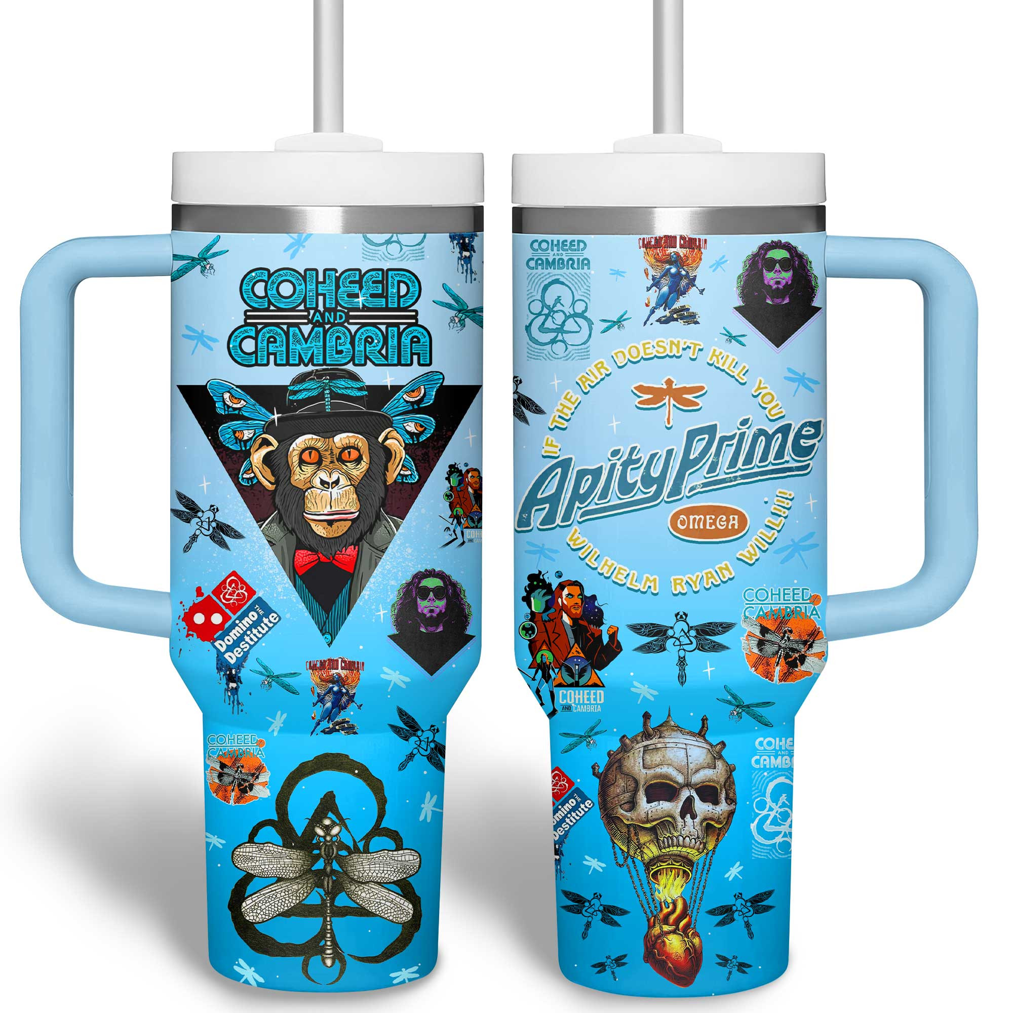 Coheed and Cambria Music Custom Stanley Cup 40 oz 30 oz Tumbler With Handle